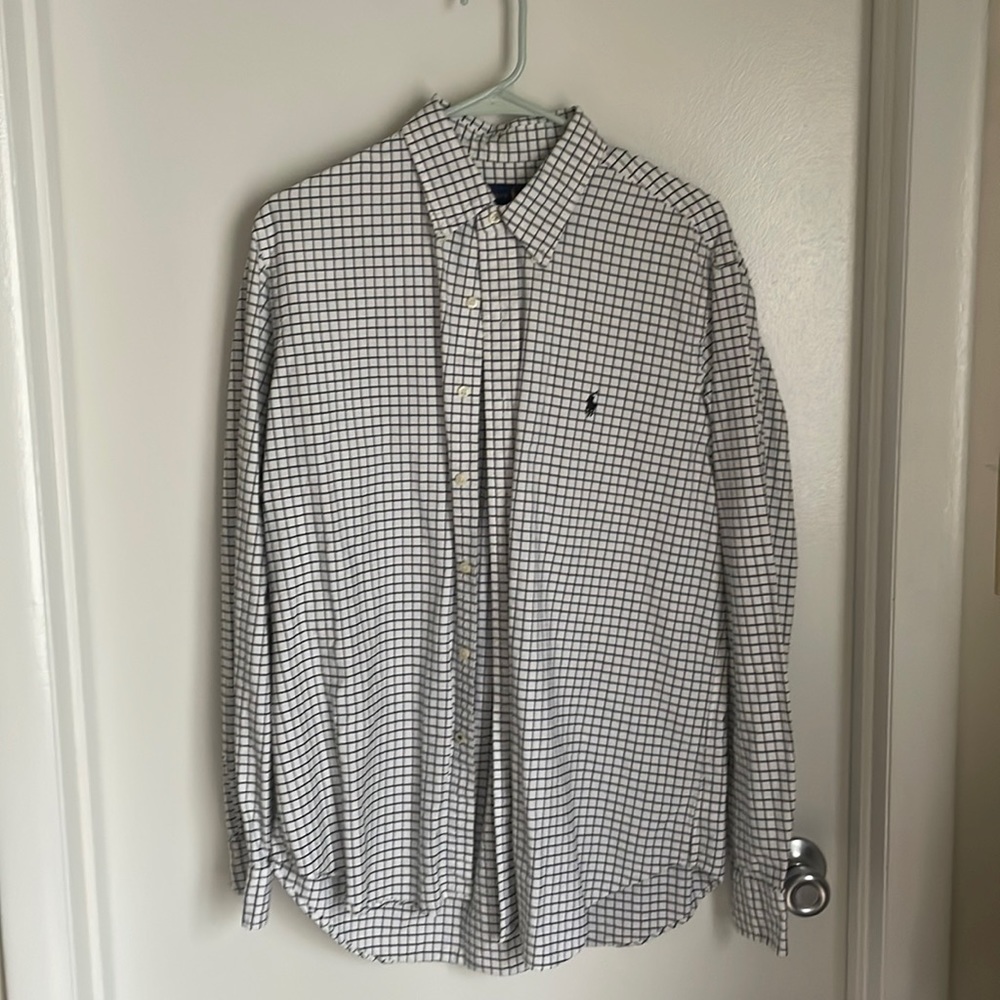 Black and White Checkered Button Down from Polo Ralph Lauren